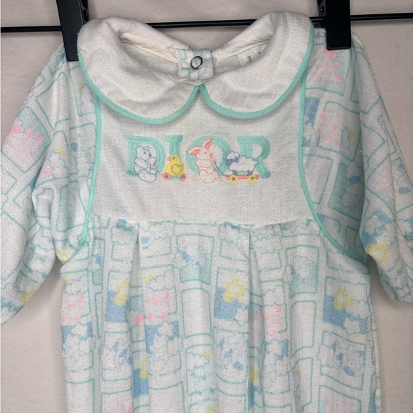 Vintage Baby Dior 90’s Kids Onsie Footie - Picture 2 of 10